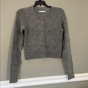 Gray Cardigan Abercrombie and Fitch XS